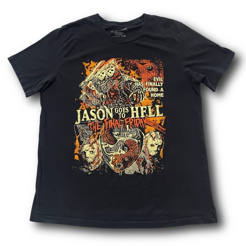 Jason Goes To Hell: The Final Friday 1993 Slasher Horror movie graphic tee - L